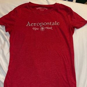 Aeropostale Red Classic Crew Tee
